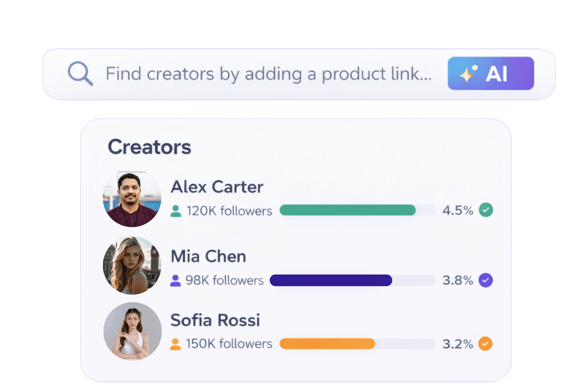 Find Creators in Seconds, Not Weeks